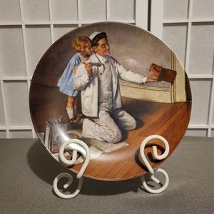 Vintage Norman Rockwell "The Painter" Collectors Plate